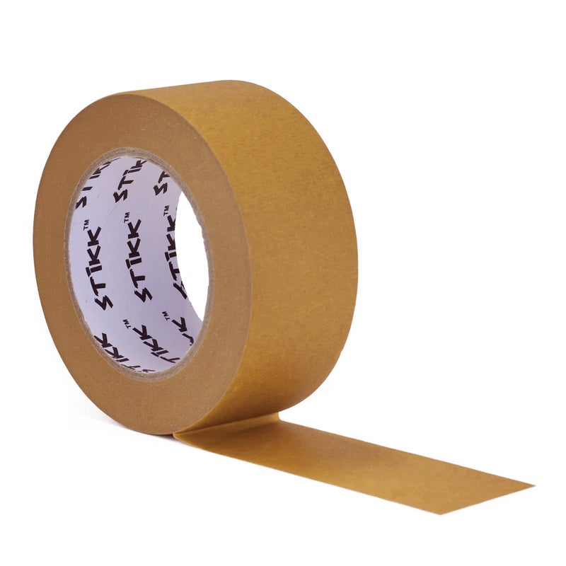 STIKK Painters Tape - 1pk Brown Painter Tape - 2 inch x 60 Yards - Paint Tape for Painting, Edges, Trim, Ceilings - Masking Tape for DIY Paint Projects - Residue-Free Painting Tape - Image 1